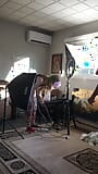 Detrás de escena, montaje en estudio en cámara lenta snapshot 5