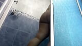 Beautiful stepsister engraved with tight lycra taking a shower (BBW BUT) snapshot 8