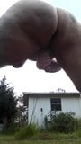 jacking off and cumming outdoors snapshot 9