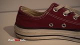 My Sister's Shoes: Maroon Converse II snapshot 9