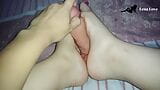 POV: Your stepsister gives you a handjob and a footjob snapshot 7