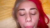 18-jährige Blondine, Blowjob und Gesichtsfick Teil 2 snapshot 2