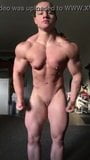 Huge muscle girl posing naked snapshot 7