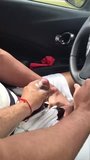 He is driving his car an get a handjob snapshot 2