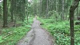 Naakte wandeling in het bos snapshot 2