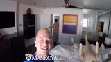 ManRoyale Blow up doll play turns into fuck with Leo Luckett snapshot 3