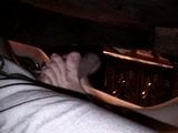 Footjob under table snapshot 7