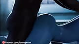Mass Effect Liara T'soni ama bbc en su apretado coño azul snapshot 9