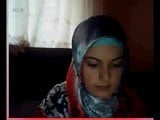 turkish beautiful turbanli showing her boobs snapshot 4