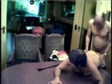 Amateur Couple Fucks on Table snapshot 5