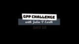 Day 15 of GPP Challenge with Julia V Earth. The last easy training before coming back to normal. snapshot 1