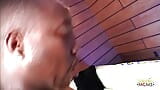 Грудастая милфа-блондинка сосет и скачет на большом черном хуе snapshot 16