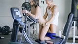 Beautiful Blonde Girl Fucking In Gym By Father snapshot 10