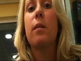 German Milf masturbate at BurgerKing snapshot 4