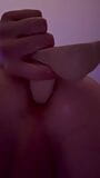 fingering and dildo fucking my smooth leaking hole snapshot 6