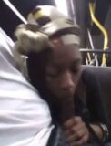 Ebony sucks bbc on public bus snapshot 1