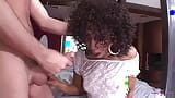 This white dude does not mind being fierce when pounding the cute ebony Misty Stone snapshot 4