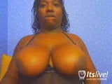 Bbw ébano querida adara vibrador fodendo snapshot 10