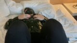 Black Mules, Black Leggings, Vibrator Masturbation snapshot 3