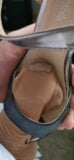 Cum sweaty nylon and shoes my wife. snapshot 5