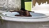 BIG ASS Girlfriend Gets Fucked By Big BBC In Outdoor Jacuzzi -amateur couple- Nysdel snapshot 10
