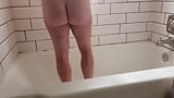 Fucking my dildo in the shower snapshot 1