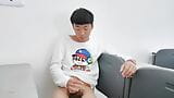 Jongen klaarkomen masturbatie schattige tiener china universiteitsklas snapshot 14