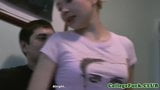 Ambi and Andrea pussyfucking at dorm party snapshot 3