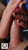 Gepiercten Schwanz stimuliert, Titjob, Blowjob und 4 Finger in meiner kleinen Muschi snapshot 2