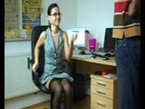 Sexe allemand sexy au bureau snapshot 3