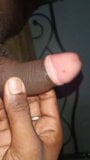 Small black Hard horny Black cock Dick Penis Masturbating hard Handjob & Blowjob with black 12 inch Cock & Cumshots snapshot 2