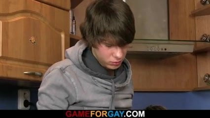 Young plumber seduced into gay cock sucking and riding