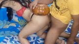 Красивую молодую индийскую тинку трахнул сосед, на Хэллоуин snapshot 13