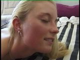 Shy German blonde plays with her sex toy snapshot 11