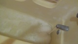 Pregnant milf with diaper in the bath snapshot 1