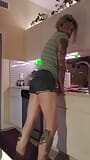 Doing the Dishes with TS Jackie Blacked Sissy Ass snapshot 2