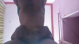 Indian young wife take a big cock from behind and moaning hardly. snapshot 7