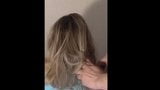 Blonde cum in hair snapshot 4