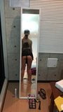 Asian chick suck dick show ass in thong snapshot 1