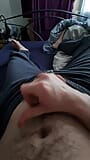 Wanking with joggers on snapshot 4