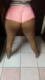 Pink booty short shorts twerk snapshot 3