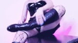 Leather fetish solo mistress Eva boots dominatrix femdom bdsm kink snapshot 6