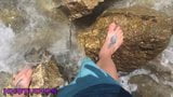 Step Son Shows Sexy Naked Bare Feet At The Beach snapshot 6