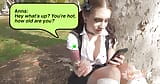 Getatoeëerde tienertaart Anna Deville getrakteerd op taai anaal tikken! snapshot 2