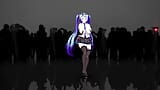 Thicc Hatsune Miku Dancing Lamb Song No Panties Hentai Mmd 3D Dark Blue Hair Color Edit Smixix snapshot 5