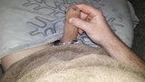 So much cum on my towel - huge cum out of my hard cock snapshot 1