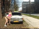 Sexo real con taxista en la calle snapshot 4