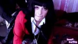 Brunette panas adalah budak seks Anda - cosplay yumeko snapshot 17