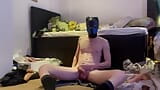 Twink pup riding bbc dildos and cums snapshot 1