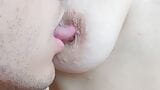 Extremly close-up nipple play snapshot 6